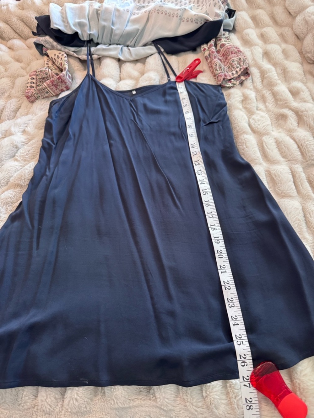 Anthropologie Floreat Boho Border Print Midi Dress Crochet Bib Tassel Tie Size 4 - Picture 12 of 12